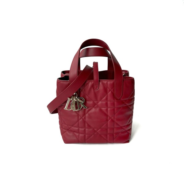 Christian Dior Dior Toujours Quilted Lambskin Tote Bag